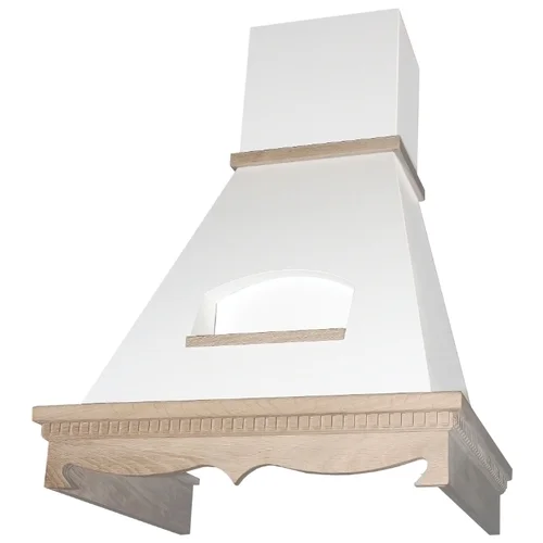 Фото Вытяжка ELIKOR Бельведер 60П-650-П3Г Beige/oak unpainted