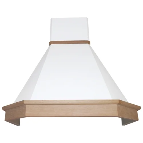 Фото Вытяжка ELIKOR Камин Грань 90П-650-ПЗЛ Beige/unpainted oak