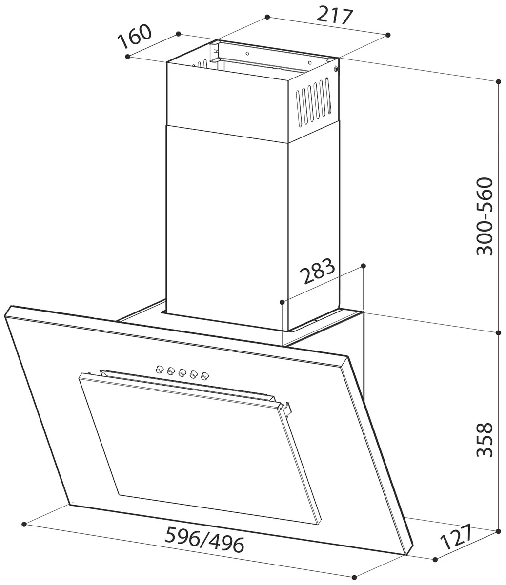 Фото Вытяжка LEX MINI 600 INOX