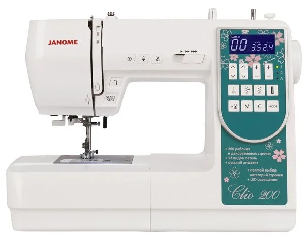 Фото Швейная машина JANOME Clio 200