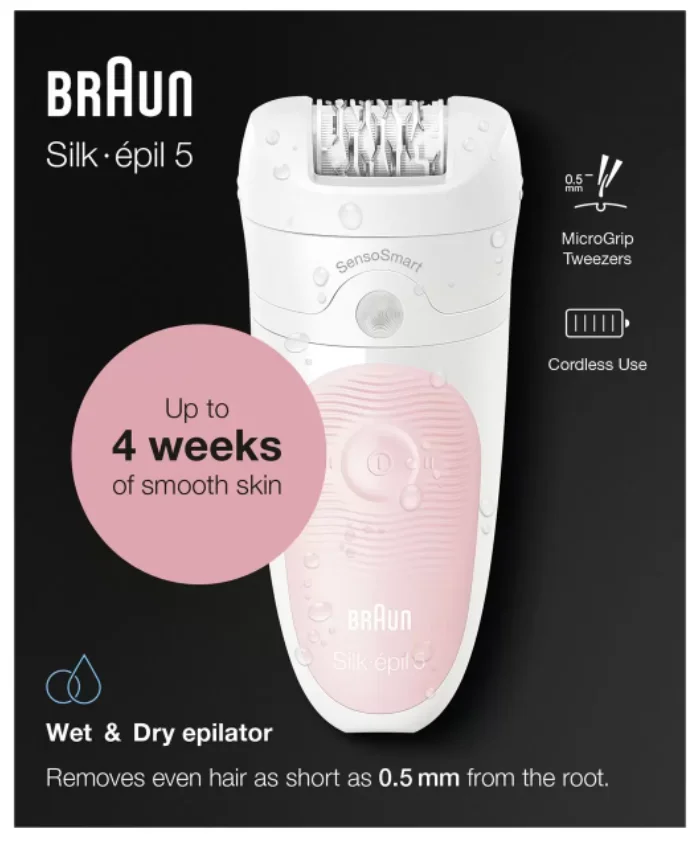 Картинка Эпилятор BRAUN Silk-epil 5 5-516