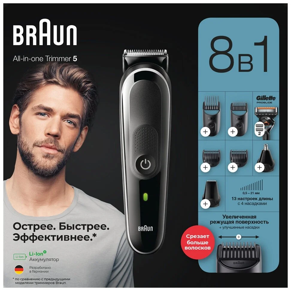 Триммер BRAUN MGK5360 Казахстан