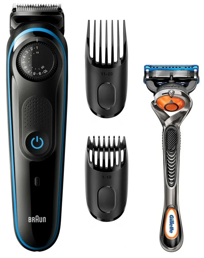 Триммер BRAUN BT3240 + Бритва Gillette