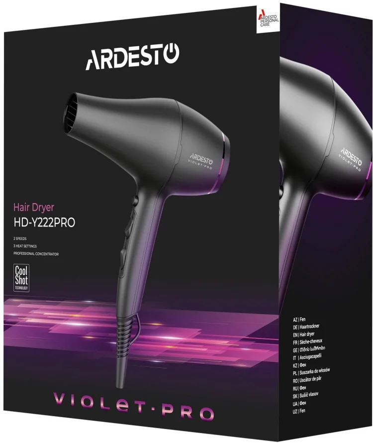 Фен ARDESTO HD-Y222PRO