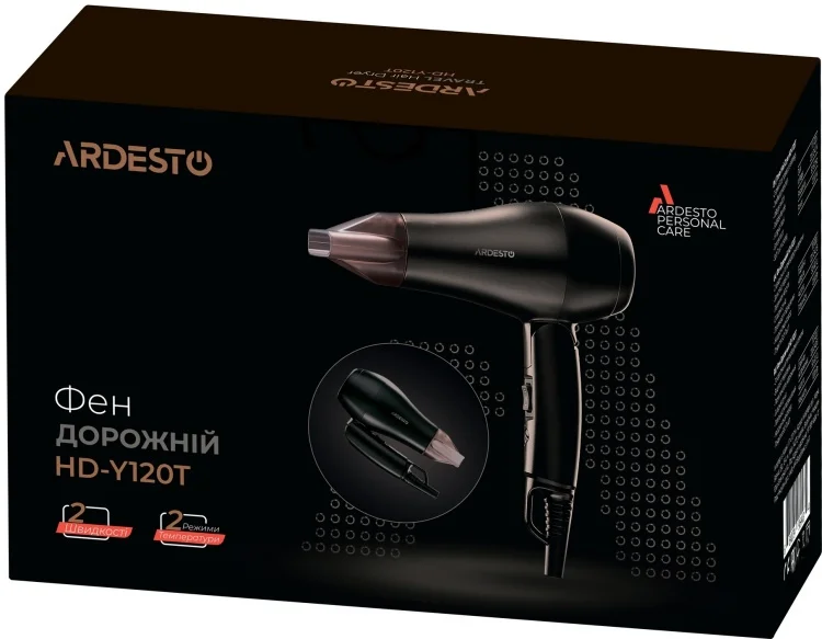 Цена Фен ARDESTO HD-Y120T