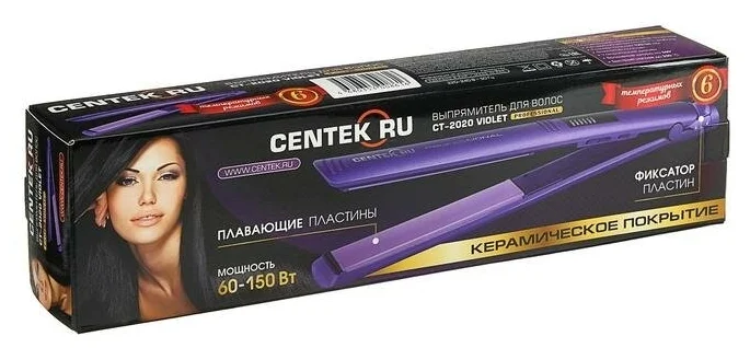 Картинка Стайлер CENTEK CT-2020 Purple