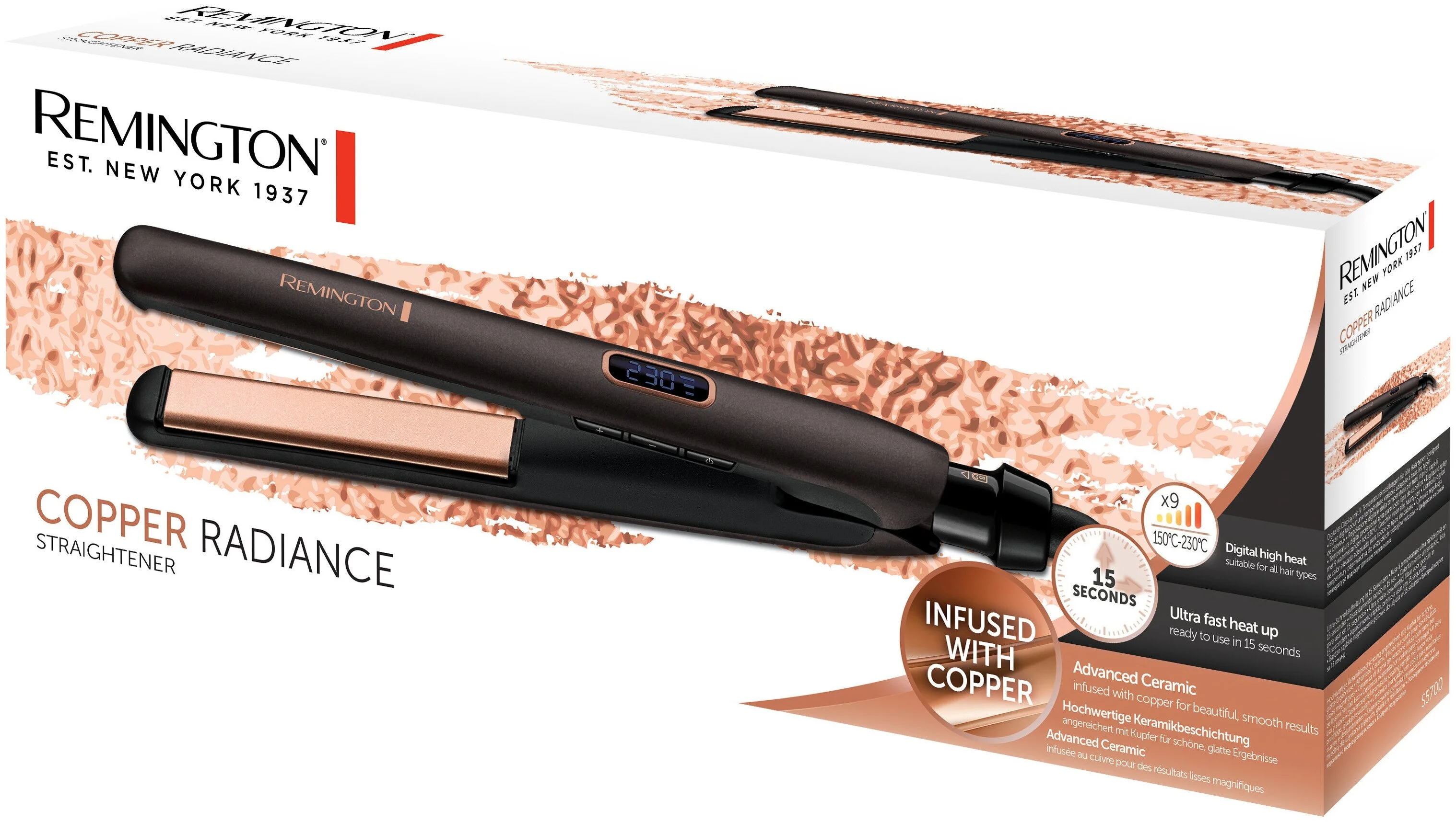 Купить Стайлер REMINGTON Copper Radiance S5700
