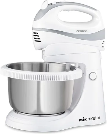 Фото Миксер CENTEKCT-1107 White/Inox