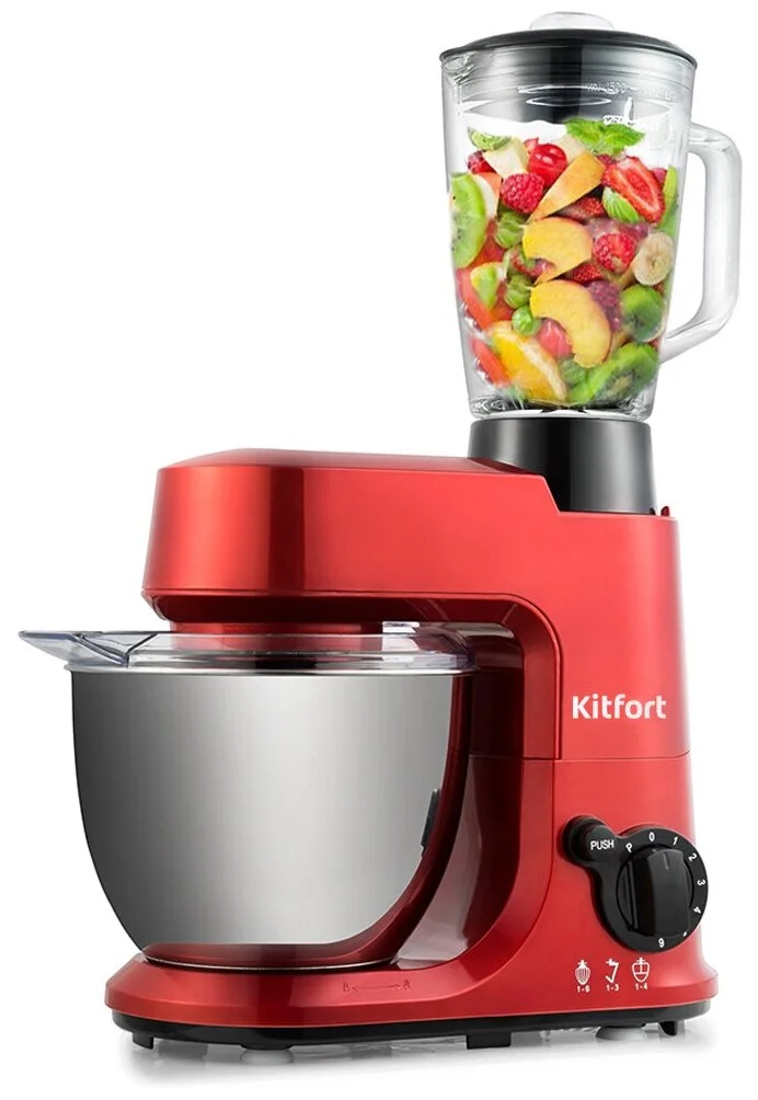 Миксер KITFORT КТ-1354 (2в1) Red