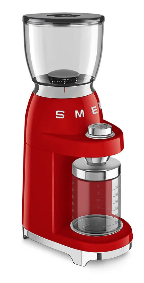 Картинка Кофемолка SMEG CGF01RDEU