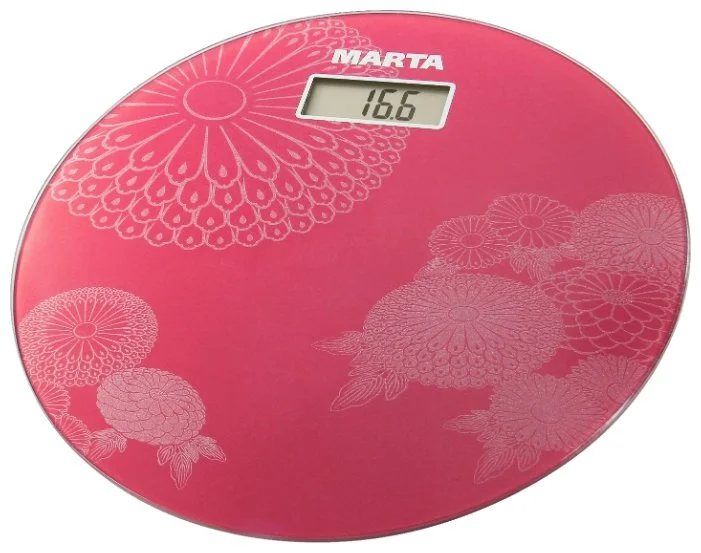 Фото Весы напольные MARTA MT-1662 red