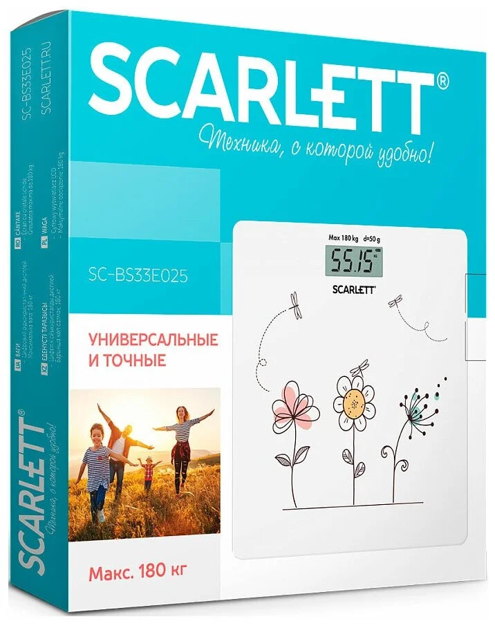Картинка Весы напольные SCARLETT SC-BS33E025