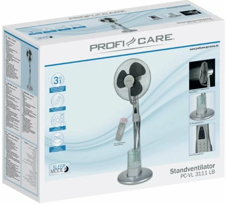 Вентилятор-увлажнитель PROFICARE PC-VL3111 LB заказать