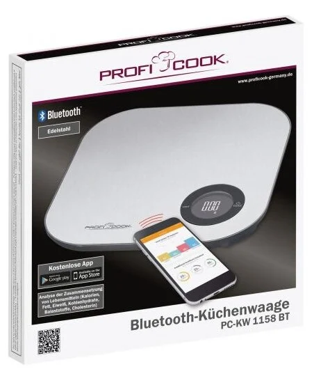 Фотография Весы кухонные PROFI COOK PC-KW 1158 BT inox