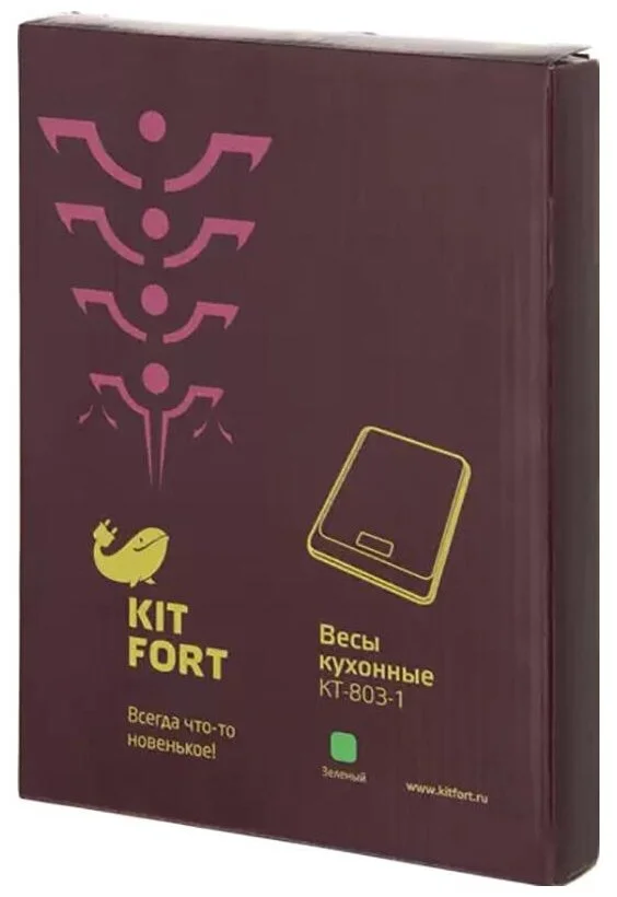 Весы кухонные KITFORT KT-803-1 Green Казахстан