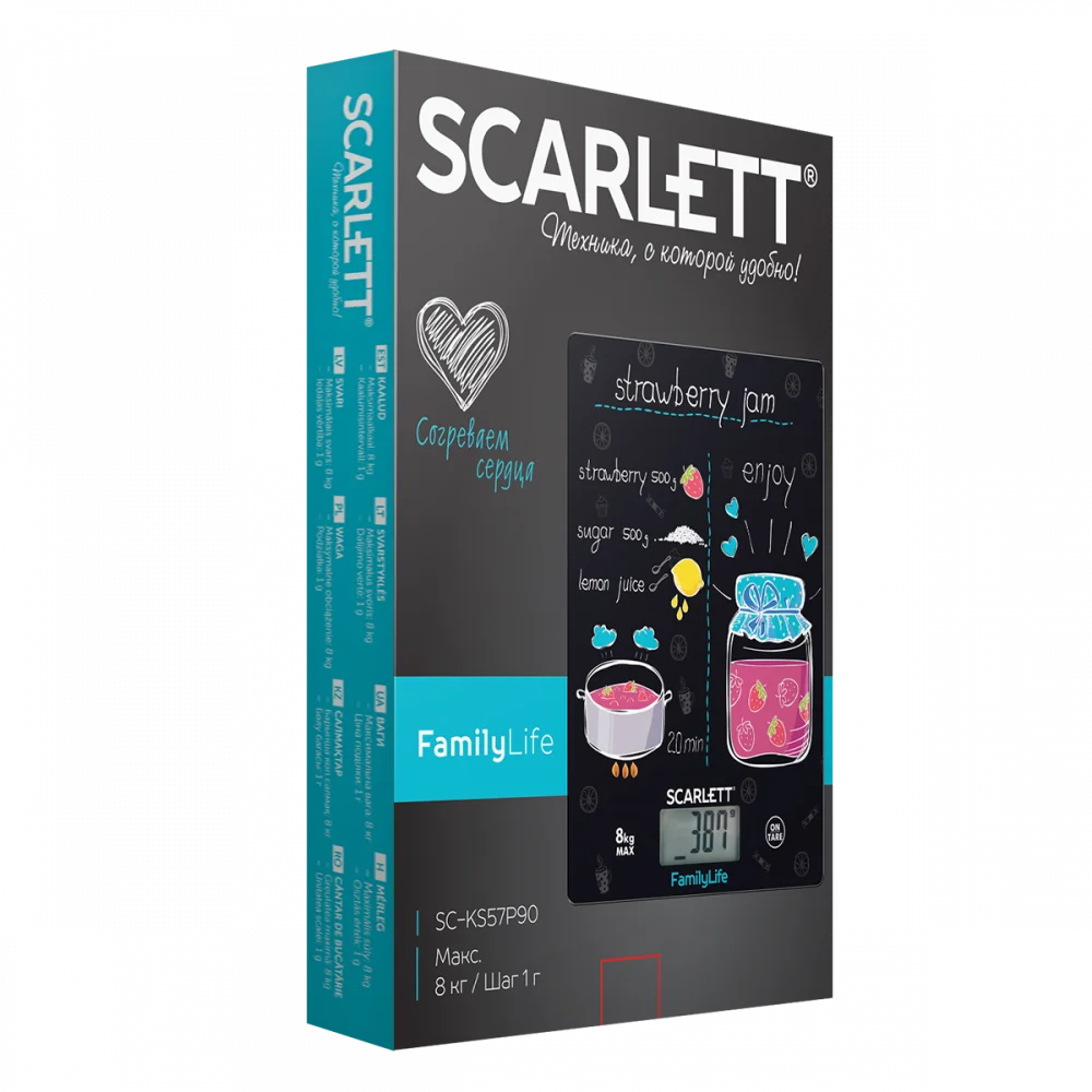Фото Весы кухонные SCARLETT SC-KS57P90