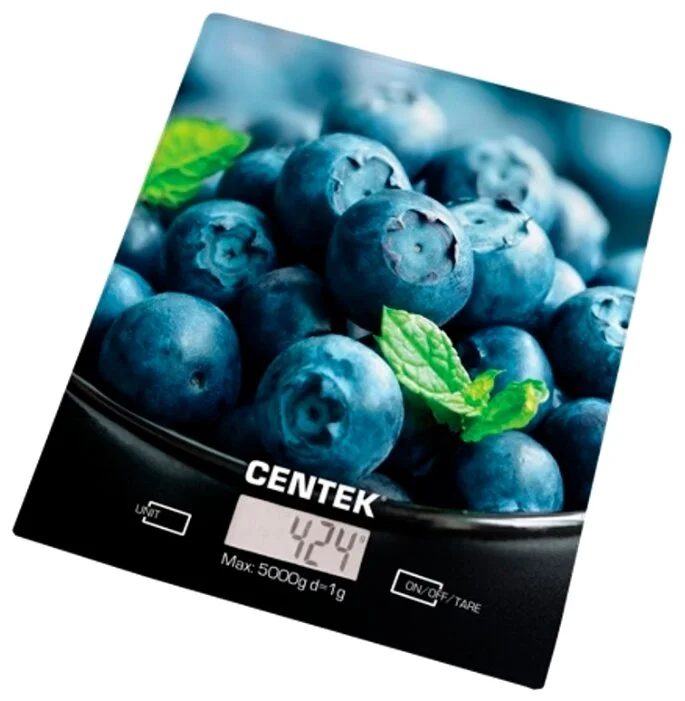 Фото Весы кухонные CENTEK CT-2462 Голубика
