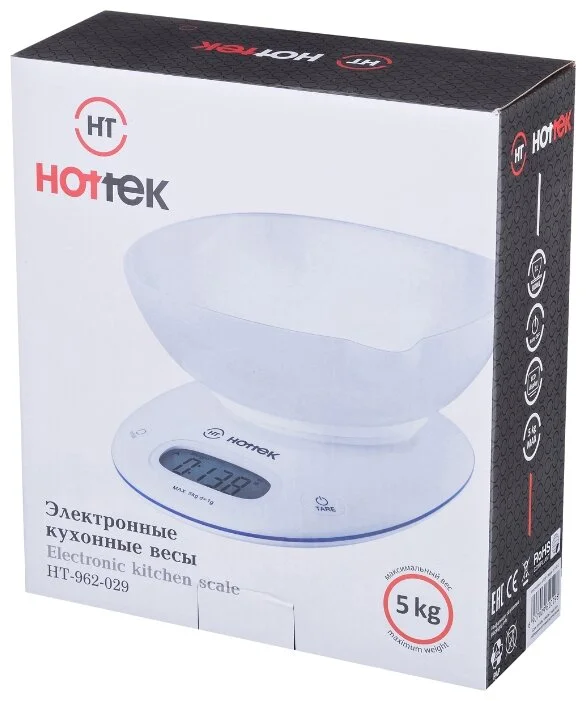 Фото Весы кухонные HOTTEK HT-962-029