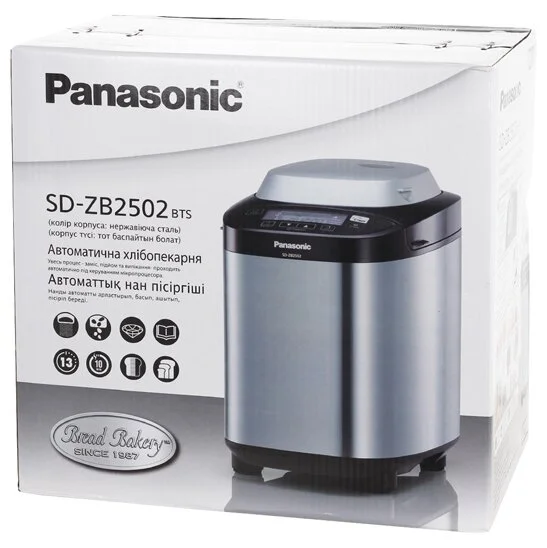 Хлебопечь PANASONIC SD-ZB2502BTS Казахстан