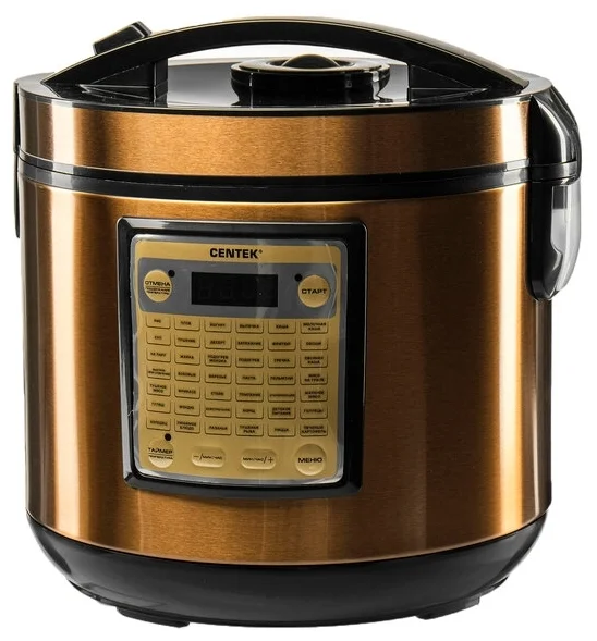 Мультиварка CENTEK CT-1495 Black Ceramic Gold