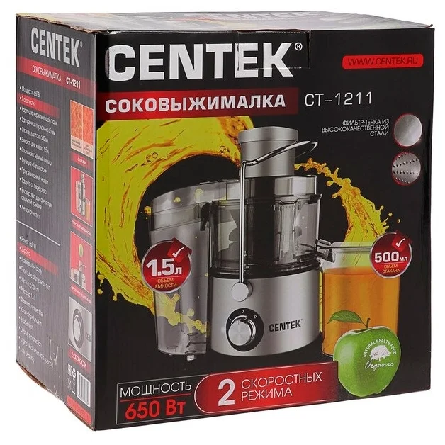 Соковыжималка CENTEK CT-1211 заказать