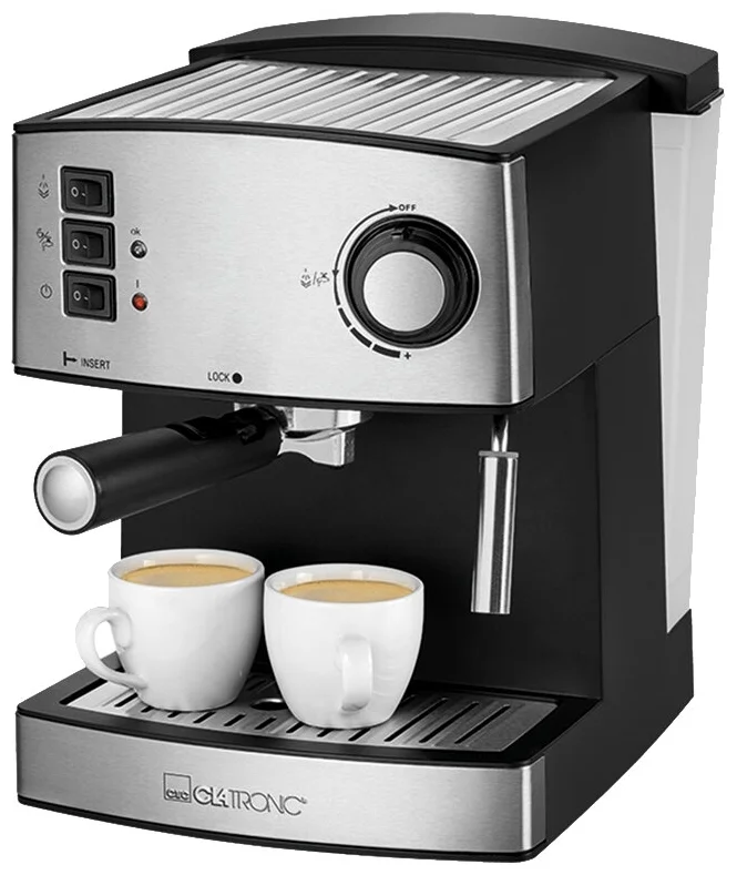 Кофеварка CLATRONIC ES 3643 schwarz-inox
