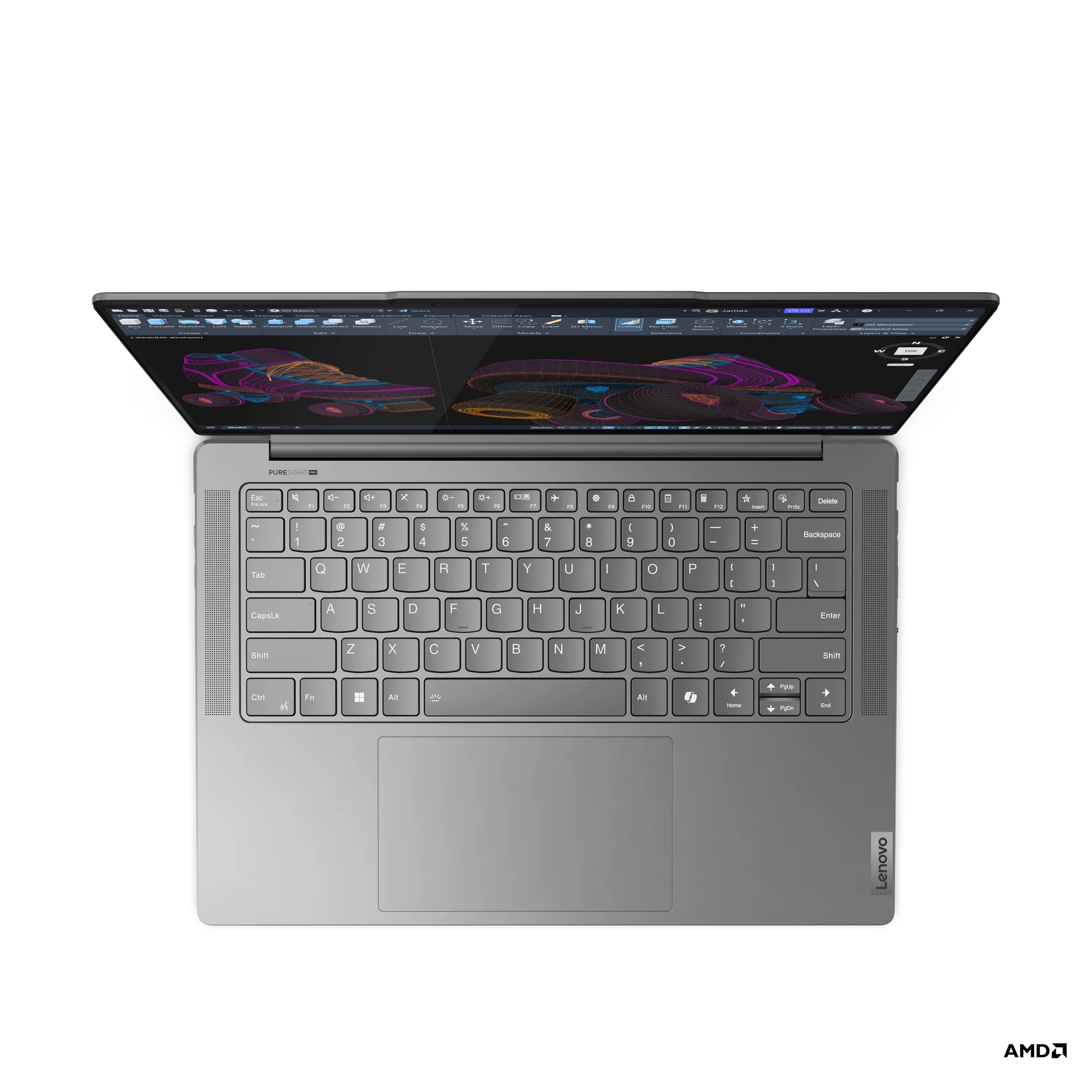 Картинка Ноутбук LENOVO Yoga Pro 7 14AHP9 R7/16G/1T/1S (83E3001PRU)