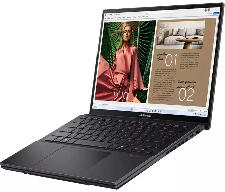 Фотография Ноутбук ASUS Zenbook Duo UX8406CA-QL078W (90NB14X1-M00320)