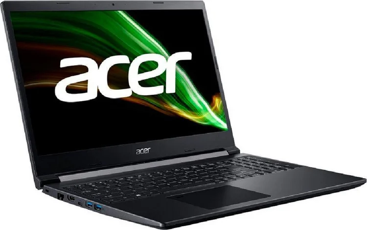 Фото Ноутбук ACER Aspire 7 15.6/Ryzen 7-5700u/16gb/512gb/GF RTX3050 4gb/Dos (NH.QE5ER.001)