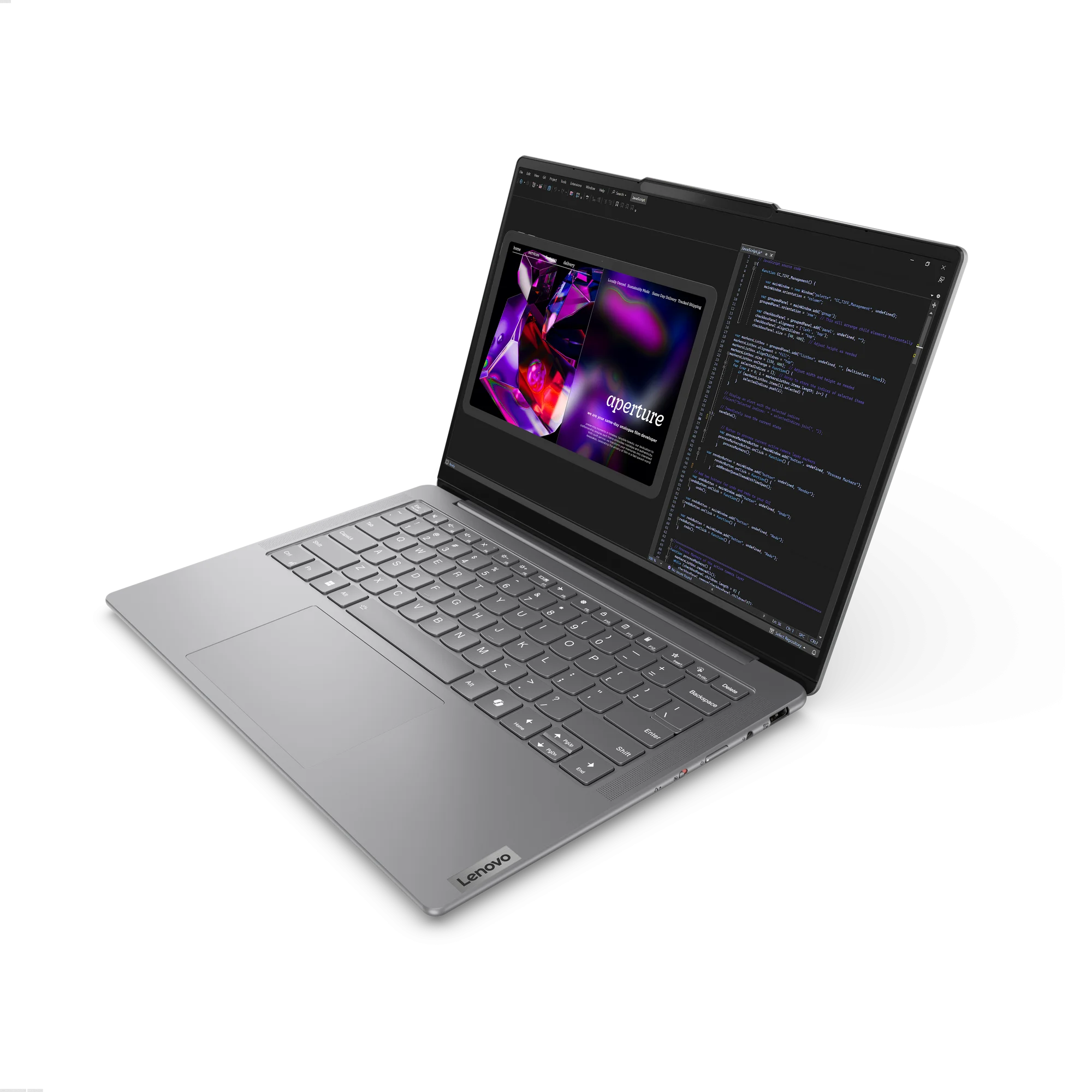 Картинка Ноутбук LENOVO Yoga Slim 7 14"wuxga/ultra 5-125H/16Gb/512Gb/Nos (83CV0064RK)