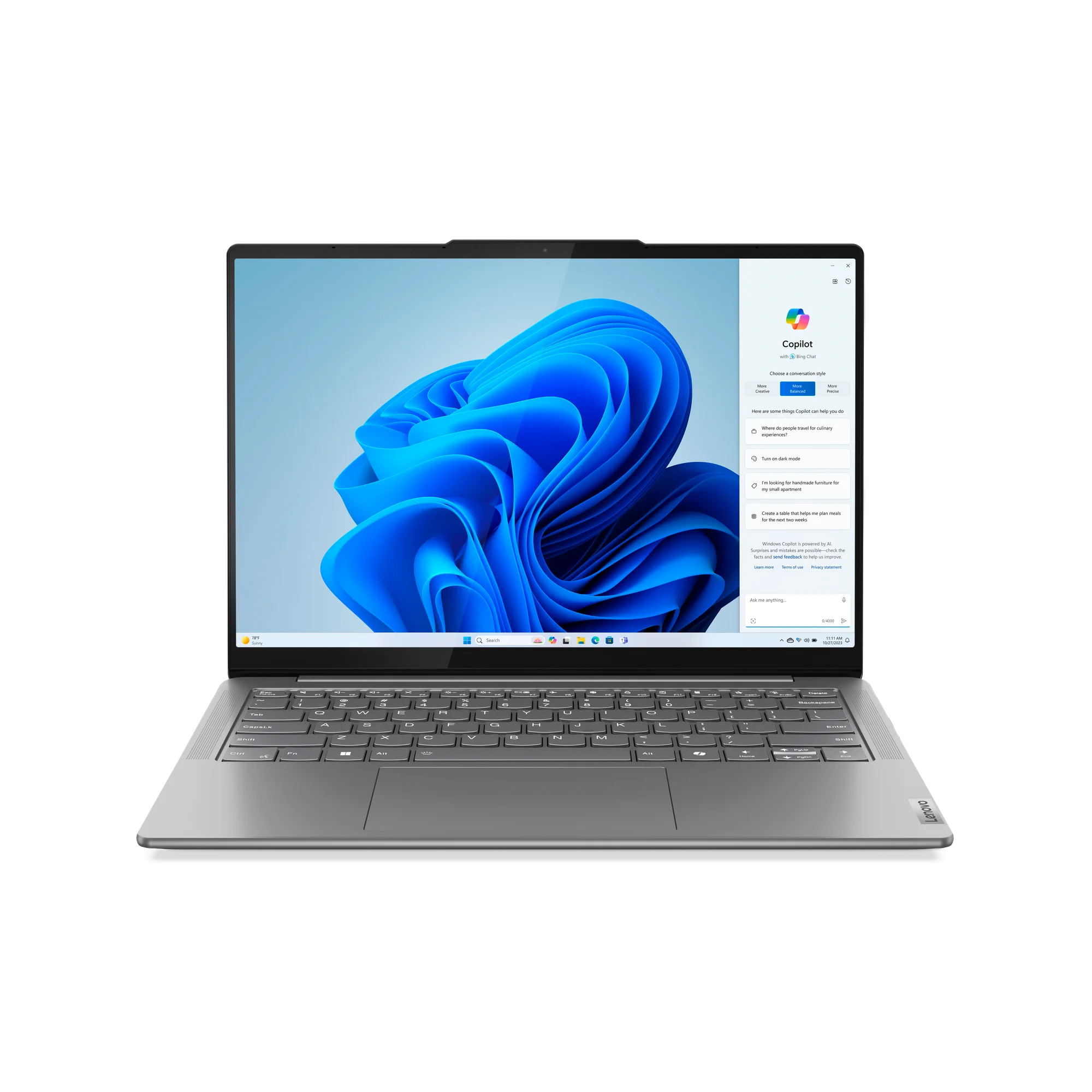 Купить Ноутбук LENOVO Yoga Slim 7 14"wuxga/ultra 5-125H/16Gb/512Gb/Nos (83CV0064RK)
