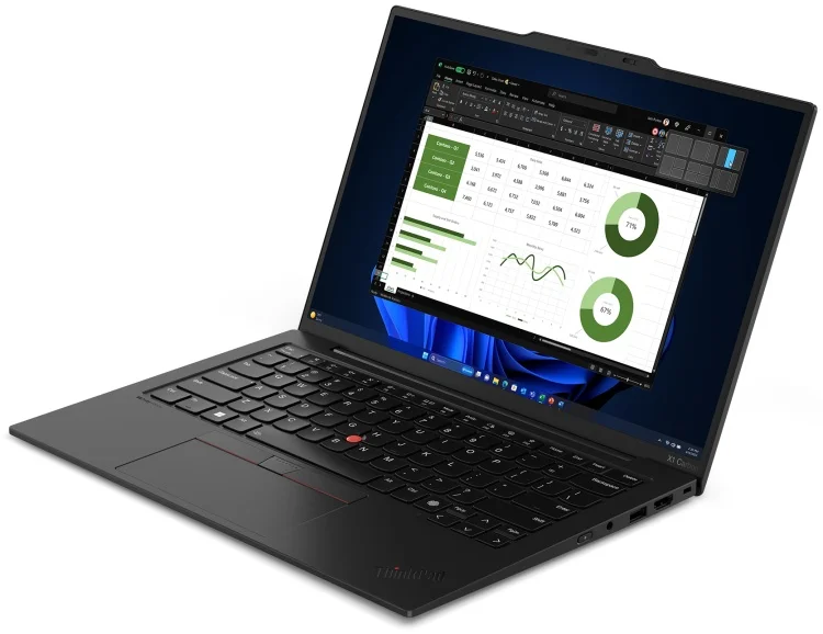 Картинка Ноутбук LENOVO X1 Carbon G12 14'wuxga/Core ult7-155u/32gb/512gb/Win pro (21KC0054RT)