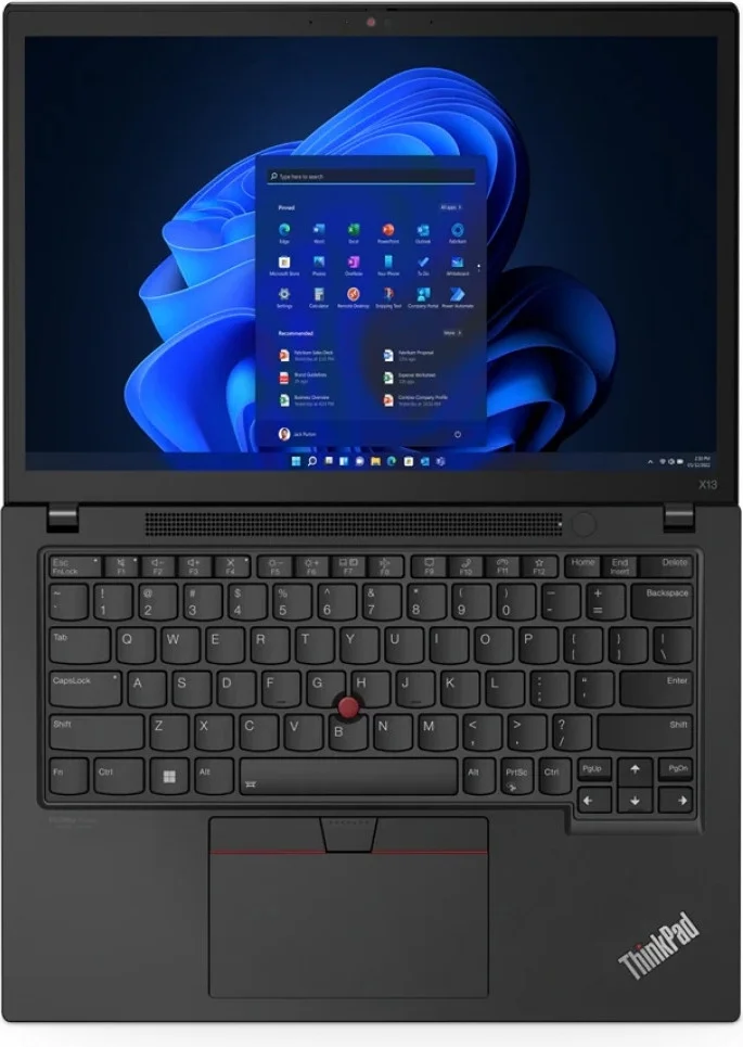 Картинка Ноутбук LENOVO Thinkpad X13 13,0/i5-1240P/16gb/512gb/WinPro (21BN003VRT)