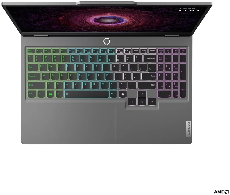Фото Ноутбук LENOVO LOQ3 15.6"FHD/Ryzen 5-8645HS/16Gb/1TB/GF RTX4050 6GB/NOS (83DX00BGRK)