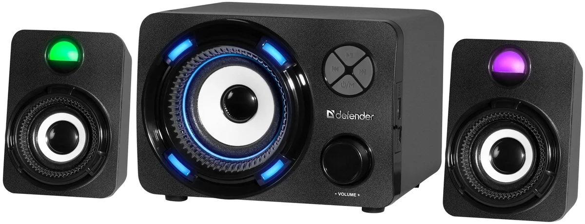 Фотография Акустическая система DEFENDER 2.1 G11 Black