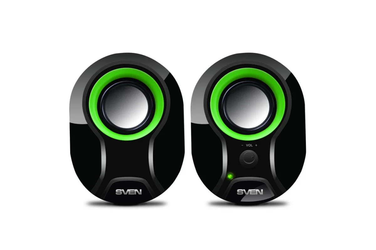 Фотография Колонки SVEN 290 Black-Green