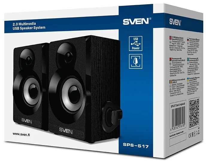 Цена Колонки SVEN SPS-517 Black
