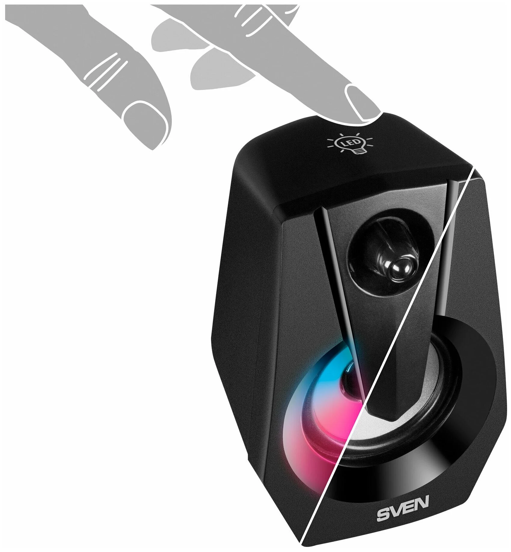 Цена Колонки SVEN 370 Black (SV-020552)
