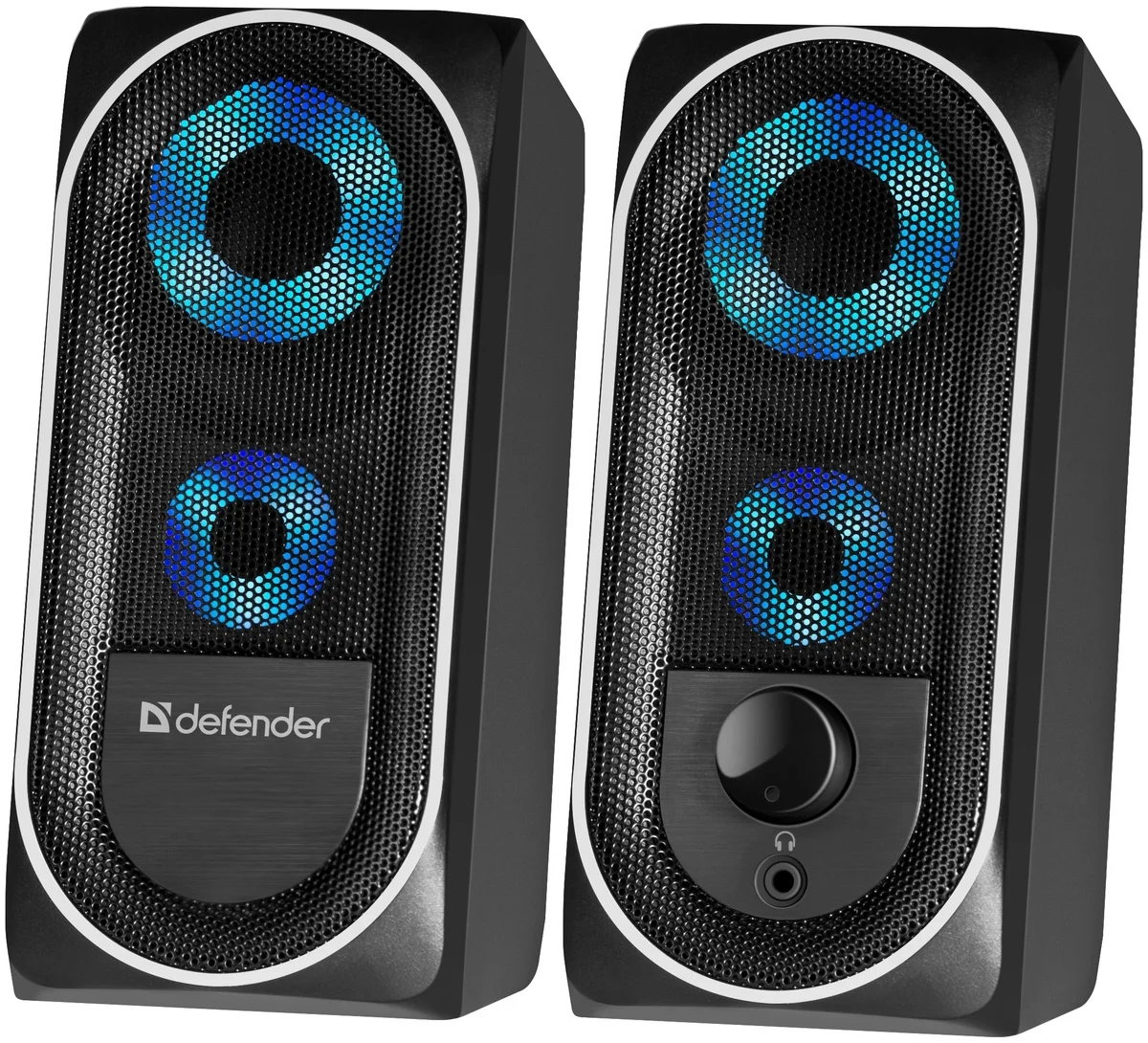 Акустическая система DEFENDER Solar 2 (2.0) Black (65402)