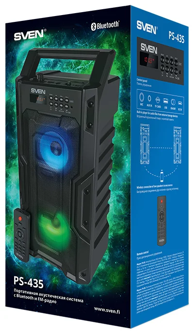 Акустическая система SVEN PS-435 Black Казахстан