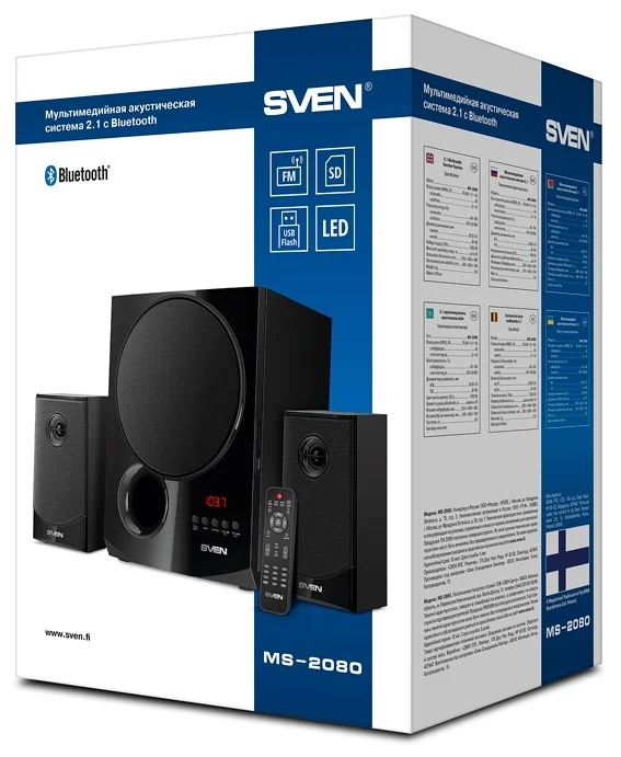 Колонки SVEN MS-2080 Black Казахстан