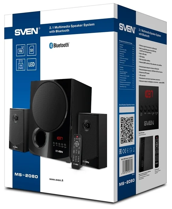 Колонки SVEN MS-2080 Black Казахстан