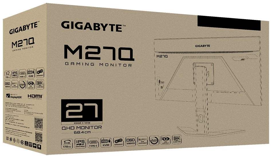 Монитор GIGABYTE M27Q-EK заказать