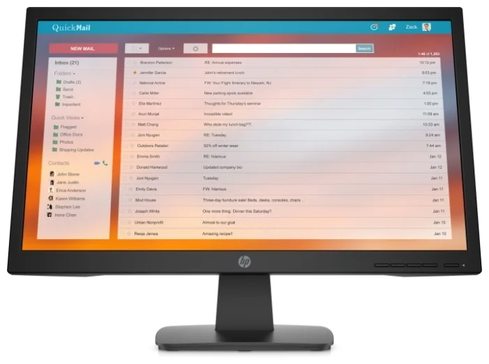 Монитор HP P22v G4 9TT53AA