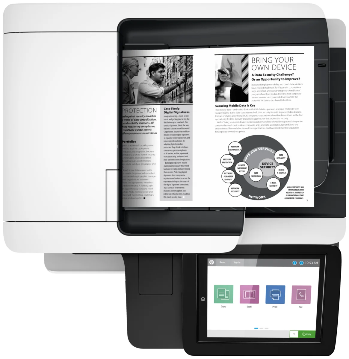 Цена МФУ HP LaserJet Enterprise M528dn A4 1PV64A