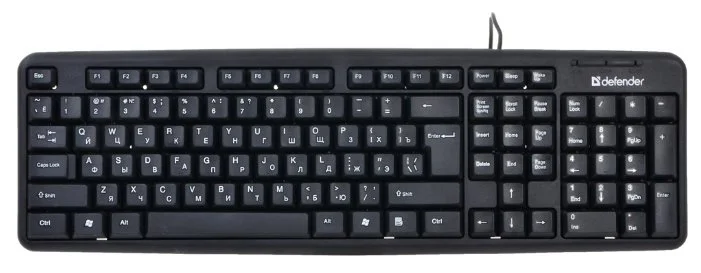 Фото Клавиатура DEFENDER Element HB-520 PS/2 RU Black