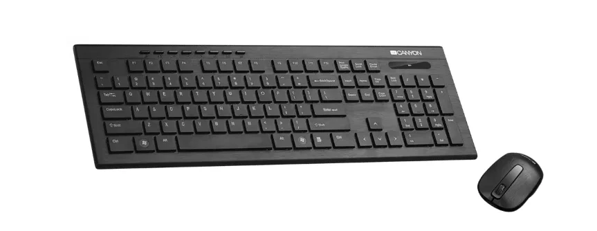 Фото Клавиатура CANYON CNS-HSETW4-RU Black + мышь