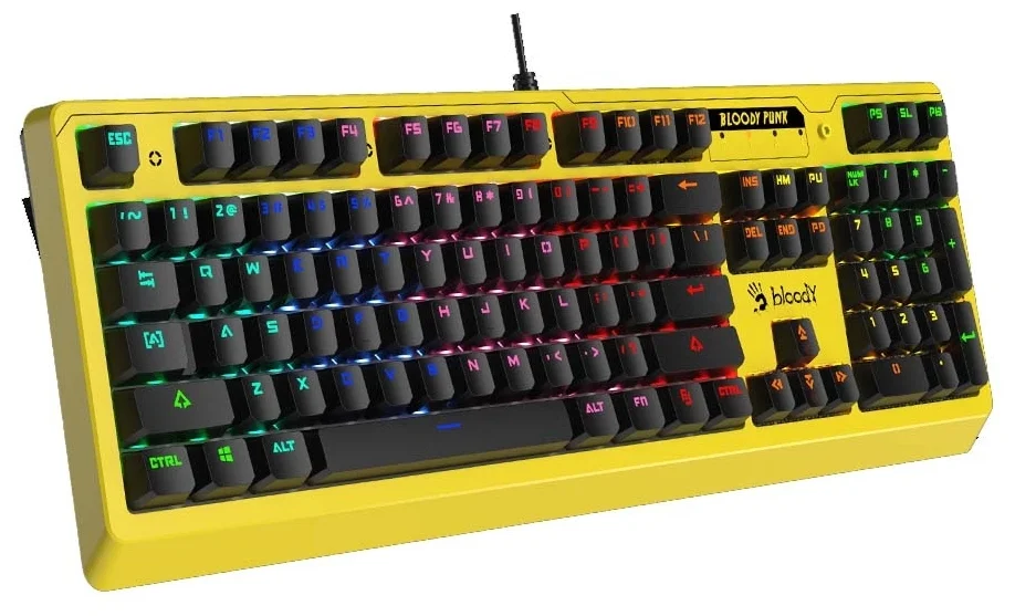 Фото Клавиатура A4Tech Bloody B810RC YELLOW