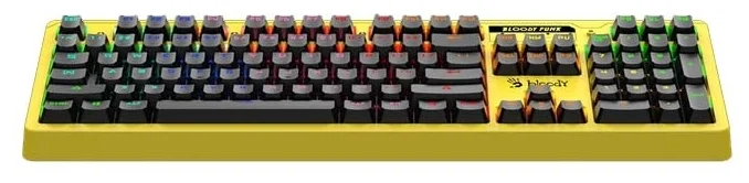 Картинка Клавиатура A4Tech Bloody B810RC YELLOW