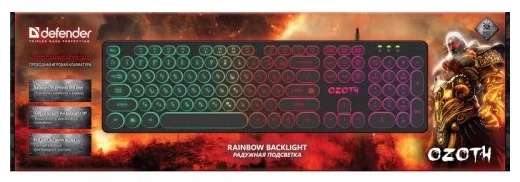 Фотография Клавиатура DEFENDER Ozoth GK-106 Black